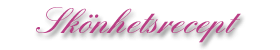 Skönhetsrecept